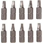 Dewalt DW2202B10 #2 Square Recess 1-INCH Bit Tip (10-PACK), Silver New. Price: $9.95.