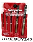 Snap On DBCL105 5PC Left-hand Cobalt Drill Bit Set In Red Pouch New Usa Tools. Price: $123.45.