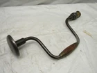 Antique Cast Iron Brace Wood Tool Auger Drill Unique Brass Chuck Used. Price: $119.00.