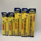Irwin Titanium Lot Of 5 Packs Drill Bits Best Sizes See Photos New. Price: $24.99.