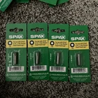 Pack Spax Torx T40 1" Insert Drive Bit For 5/16 T-star Washer Head Power Lags New. Price: $9.89.