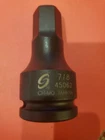 New - Sunex 45062 3/4INCH 7/8INCH Hex Driver Impact Socket. Free Shipping.. Price: $25.00.