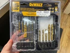 New-dewalt 15PC. Titanium Nitride Coated Drill Bit Set 15DD5166 (ECP019341). Price: $21.99.