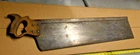 Vintage Langdon Miter Box 27" Handsaw Blade Wood Handle Made Usa By Disston Used. Price: $49.99.