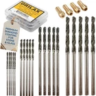 Drilax 24PIECE Diamond Drill Bits Set 1MM, 1.5MM, 2MM, 2.5MM Compatible With ... New. Price: $32.93.