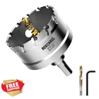 Rekckrul Carbide Hole Saw Kit, 2-3/8" Tct Metal Cutter Drill Bit Set New. Price: $27.99.