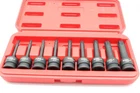Tmax 9PC Torx Plus Ip 3"L 6 Point Black Impact Bit Socket Set 1/2" Square Drive New. Price: $50.97.