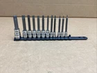 Matco Tools 12 Piece 1/4", 3/8", And 1/2" Drive Adv Torx Bit Set - SABCTX13V Used. Price: $114.95.