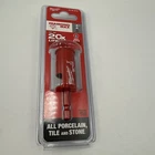 Milwaukee 49-56-0515 Diamond Max 3/4" Porcelain, Tile, Stone Drill Bit New. Price: $13.59.
