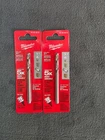 (2) Milwaukee 1/4 In. X 3-1/2 Pilot Drill Bit For Hole Saw Arbor 49-56-8010 New. Price: $11.99.