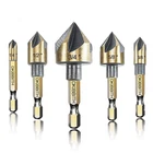 Countersink Drill Bit Set, 5PC, 1/4" Hex Shank, 82 Degree Holes For New. Price: $18.90.