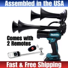 Makita 18 Volt Impact Drill Sports Boat Air Train Horn Two Remotes Included New. Price: $218.00.