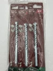 (qty 3) Ace 2108231 Masonry Rotary Drill Bit 5/16" X 4" Heavy Duty Open. Price: $19.99.