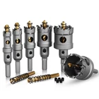 Gstk 8PC Tct Hole Saw Kit Carbide Cutter Set For Metal Steel 16-45MM Drill New. Price: $41.99.