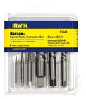Piece Screw Extractor Set Irwin Hanson #53545 Spiral Flute EX1-EX6 Usa New. Price: $36.50.