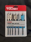 Hyper Tough 6-PIECE Spade Drill Bit Set With Quick Connect Hex Shank B10 Open. Price: $15.86.