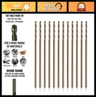 1/8" 12" Cobalt Aircraft Extension Drill Bits Pack Of 12, High-speed Steel, New. Price: $153.99.