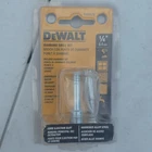 Dewalt DW5572 1/4 In Diamond Drill Bit Hardened Alloy Steel For Cordless New. Price: $12.00.