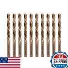 Lu&mn 3/8" M35 Cobalt Hss Jobber Length Twist Drill Bit 10-PACK Heavy Duty New. Price: $78.35.