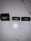 3 Pack New Dewalt Elite Series Hole Saw Carbide 51MM 29MM 25MM. Price: $30.00.