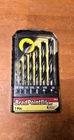 Milescraft 1812 Brad Point Bit Set 7 Piece Wood Drill W/ Case Open. Price: $13.41.