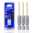 3-PIECES 5/64" Hex Shank Drill Bit, Hss Titanium Coated 135 Degree... New. Price: $16.95.