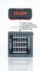 Icon 35 Pc. Bit Set Organizer Tray - Sticks All Brands Of Mini Tool Boxes! New. Price: $18.43.