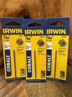Irwin 7/64" Cobalt Drill Bits #3016007 Lot Of 2.7MM Hardened Steel Split Point New. Price: $13.99.
