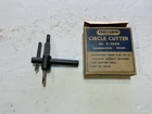 Vintage Sears Craftsman 9-3644 Circle Cutter 1/4" Round Shank For Holes 7/8"-4" Used. Price: $15.00.