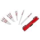 Milwaukee 49-22-1110 Reciprocating Saw Blade Set, 10-PIECE, Bi-metal, White New. Price: $31.78.