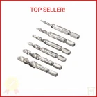 Bestgle Set Of 6 Sae Drill Tap Combination Bits Hss Deburr Countersink New. Price: $14.57.