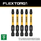 Dewalt Flextorq 1/4-IN 2-IN Torx Impact Driver Bit 5 Pcs New. Price: $5.98.