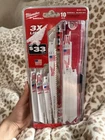 Milwaukee Sawzall 49-22-1110U Bi-metal Reciprocating Blade Set Piece New. Price: $23.00.