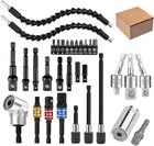 32PCS Flexible Drill Bit Extension Set, Rotatable Joint Socket 1/4 3/8 1/2 Inch New. Price: $28.60.