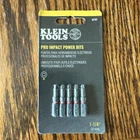 Klein Tools 32797 Pro Impact Power Bits, #2 Square, 5-PACK New. Price: $8.00.