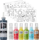 Gallery Glass Window Cling Art Kit, 10 Piece Set Including 3 Pattern Sheets, 6 New. Price: $54.85.