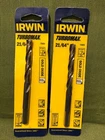 Lot Of Irwin 73321 High Speed Steel Straight Shank Drill Bit 21/64 New. Price: $9.99.