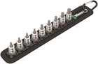 Wera 8740 Belt Zyklop Hex-in-plus Socket Set 1/4" Drive Imperial 05003884001 New. Price: $101.95.