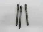 Apex 491-A, #1 Phillips Power Drive Bit, 1/4" Hex, 2-3/4" Long, Pack Open. Price: $12.00.