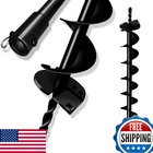 Longrun Earth Auger Drill Bit For Garden Fence Post 4 X 31.5 Hole New. Price: $81.65.