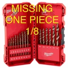 Milwaukee Cobalt Red Helix Twist Drill Bit Set For Drivers (22-PIECE) Used. Price: $33.95.