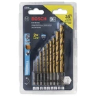 Bosch TI9IM 9-PIECE Assorted Set Titanium Nitride Coated Metal Drill Bits New. Price: $25.95.