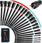 Shall 20PCS Magnetic Nut Driver Set 1/4" Hex Shank Sae Metric Impact Drill Bits New. Price: $48.99.