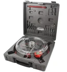 Adjustable Hole Saw Cutter Kit Circle Hollow Drill Bit Set Dust Cover Fiberglass New. Price: $191.88.