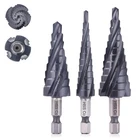 Rogaper M35 Four Spiral Flute Cobalt Step Drill Bit Set 1/8"-7/8", Industrial Gr New. Price: $47.46.