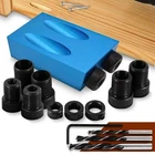 Pocket Jig Kit - 15 Angle Drill Guide For Straight Holes Standard, Blue New. Price: $14.37.