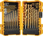 Dewalt Titanium Nitride Coated Pilot Point Drill Bit Set (21-PIECE) New. Price: $27.99.