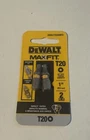 Dewalt Maxfit T20 1" Bit Tips DWA1TX20MF2 Torx Impact Rated New. Price: $5.00.