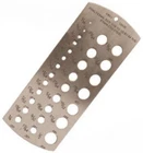 New Fractional Sae Drill Bit Hole Size Gauge Tool Gage. Price: $6.95.