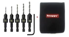 Make Snappy Tools Brand Quick-change 5-PC. Countersink Drill Bit Set With ... New. Price: $69.59.